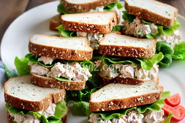 Chicken Salad Tea Sandwiches