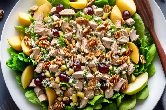 Chicken Salad with Apples, Grapes, and Walnuts