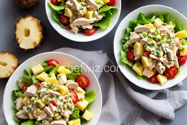 Chicken Salad with Crushed Pineapple