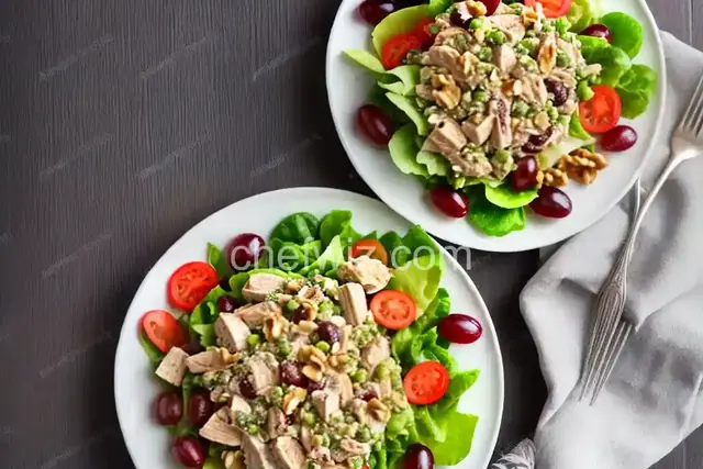Chicken Salad with Grapes and Walnuts