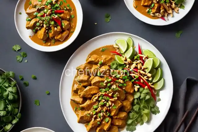 Chicken Satay with Peanut Sauce