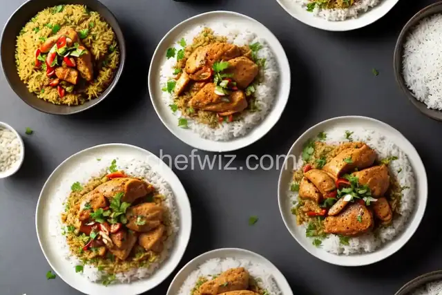 Chicken Shakriyeh with rice