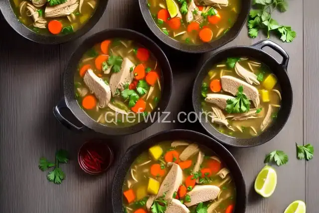 Chicken Soup with Chicken Thighs