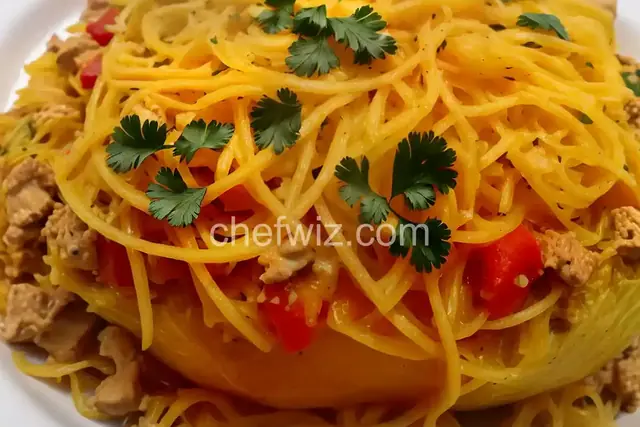 Chicken Spaghetti Squash
