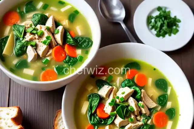 Chicken Spinach Artichoke Soup