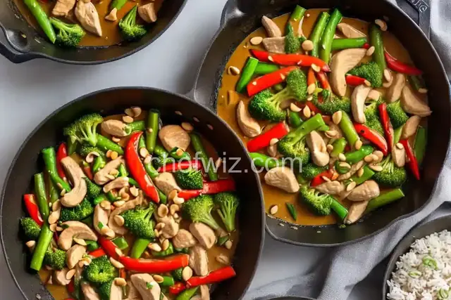 Chicken Stir-Fry with Thai Peanut Sauce
