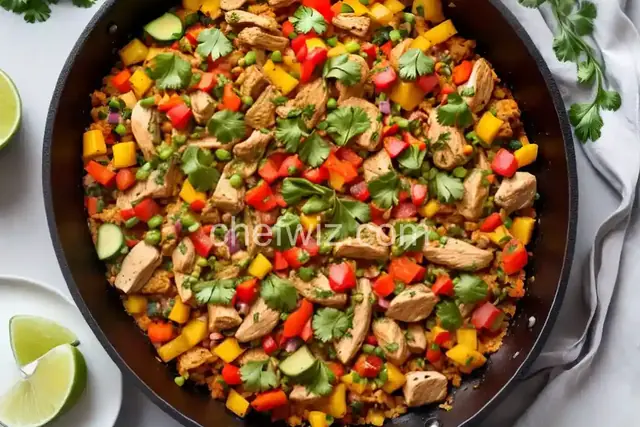 Chicken Taco Skillet with Vegetables