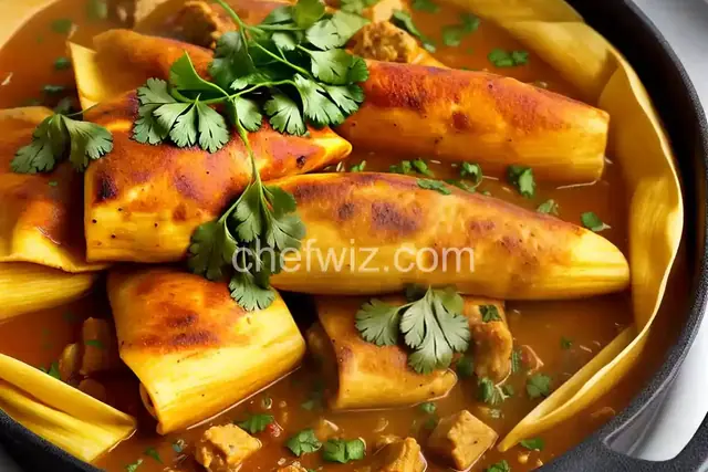 Chicken Tamales Verdes