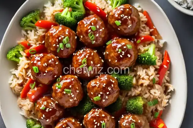 Chicken Teriyaki Meatballs