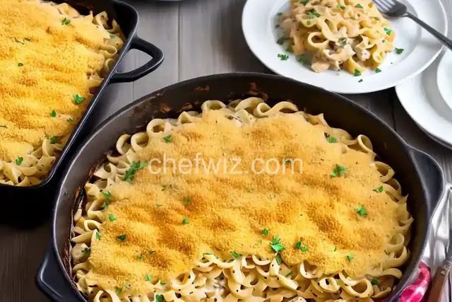 Chicken Tetrazzini Casserole with Cauliflower