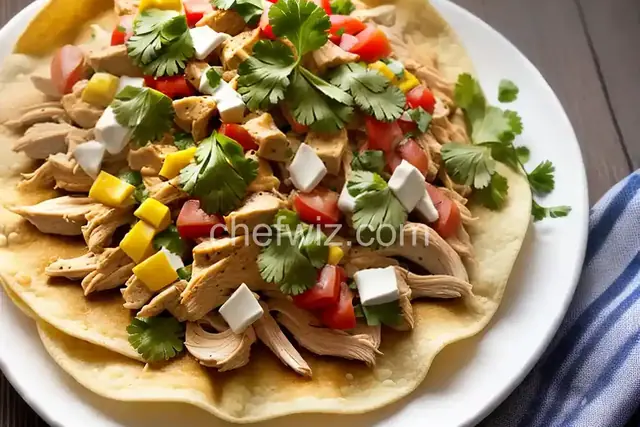 Chicken Tostadas