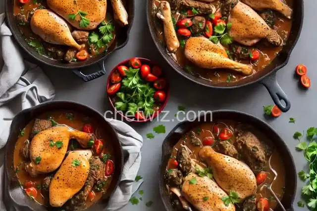 Chicken Under a Brick in a Hurry