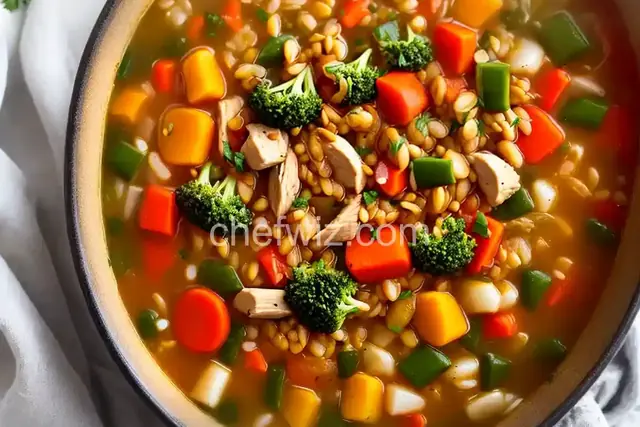 Chicken Vegetable Barley Soup