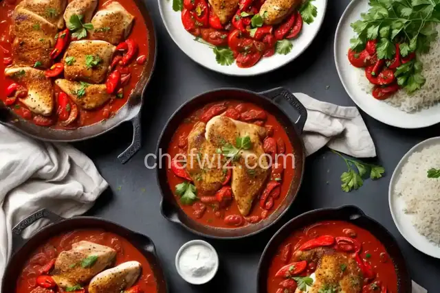 Chicken With Cacciatore Sauce
