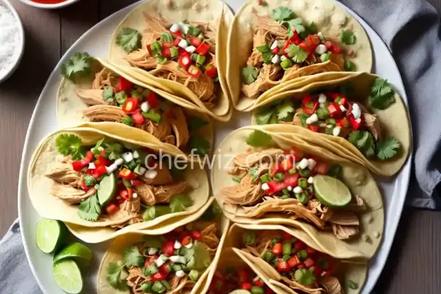 Chicken Wonton Tacos