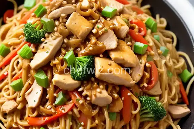 Chicken Yakisoba