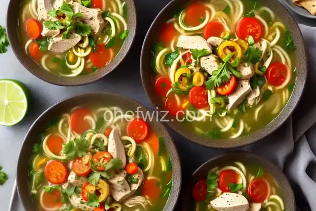 Chicken Zoodle Soup