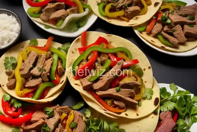 Chicken and Beef Fajitas