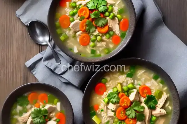 Chicken and Brown Rice Soup