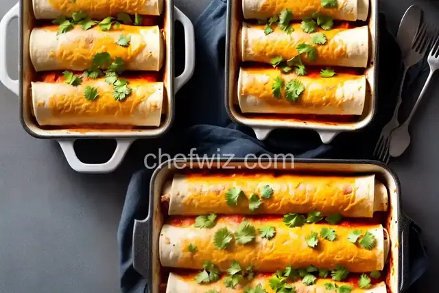 Chicken and Cheese Enchiladas
