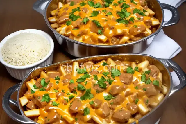Chicken and Cheese Poutine