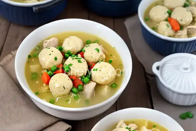 Chicken and Dumplings with Bisquick