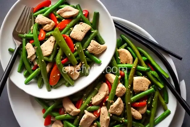 Chicken and Green Bean Stir-Fry
