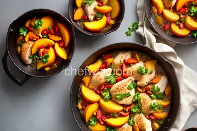 Chicken and Peaches