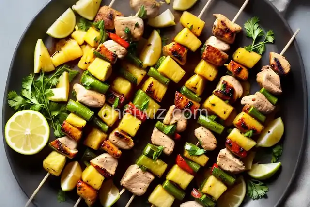 Chicken and Pineapple Skewers