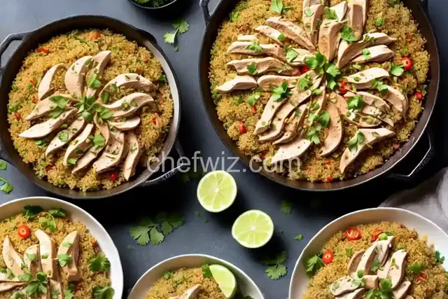 Chicken and Quinoa Paella
