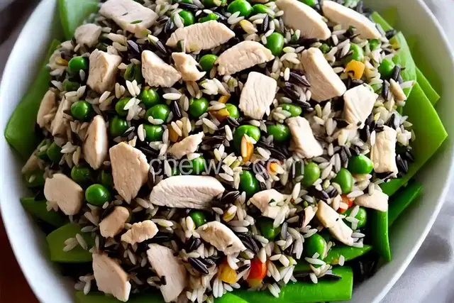 Chicken and Snap Pea Wild Rice Salad