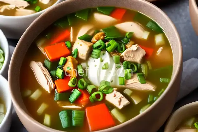 Chicken and Vegetable Miso Soup