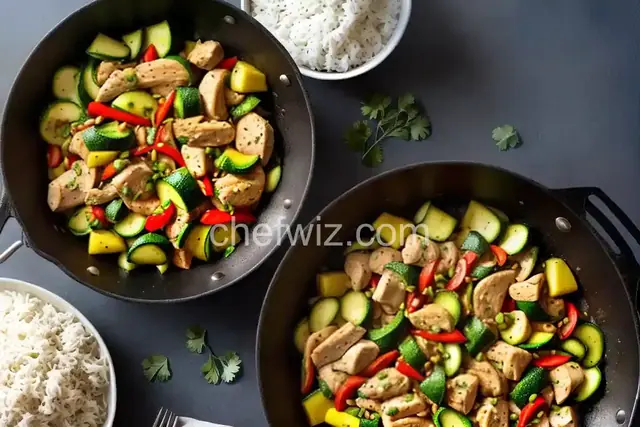 Chicken and Zucchini Stir-Fry