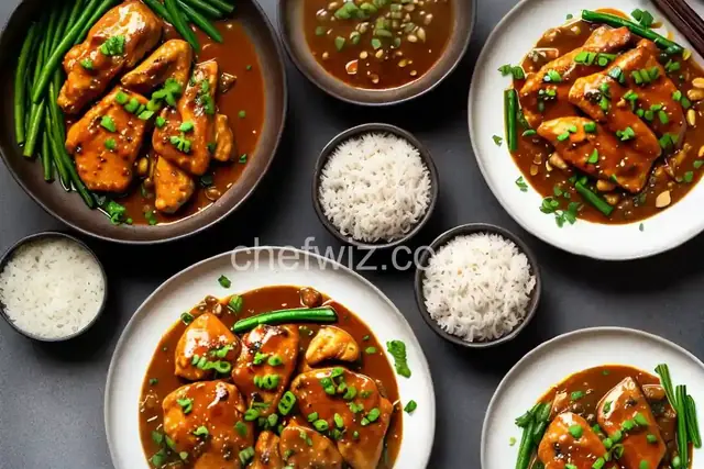 Chicken in Thai Garlic Brown Sauce (Garlic Lovers Delight)