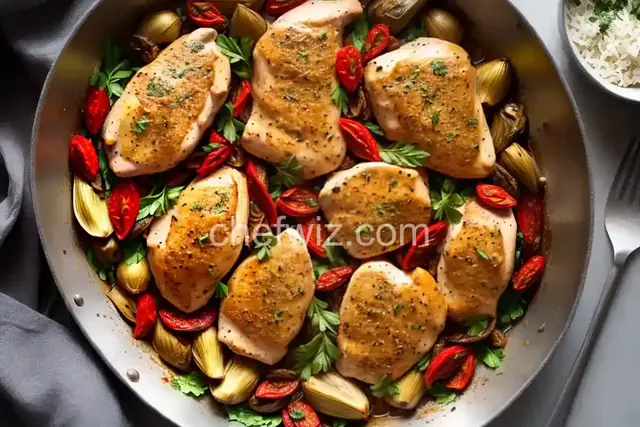 Chicken with Artichokes and Sundried Tomatoes