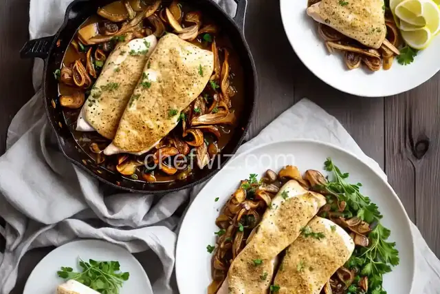Chicken with Brie and Caramelized Onions