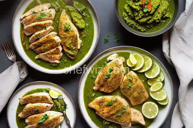 Chicken with Ginger Pesto