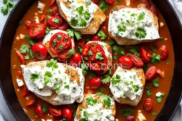 Chicken with Goat Cheese and Sun Dried Tomato