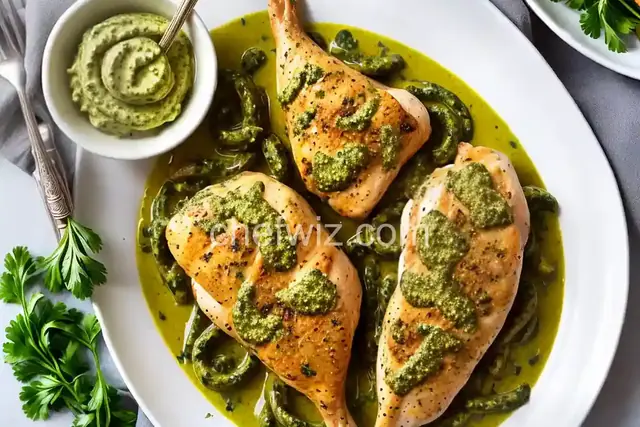 Chicken with Pesto Cream