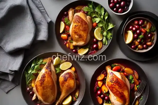 Chicken with Plum Glaze