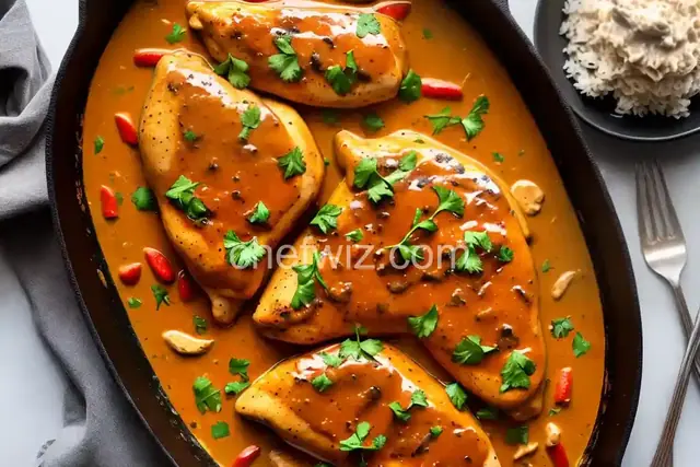 Chicken with a Creamy Marsala Sauce