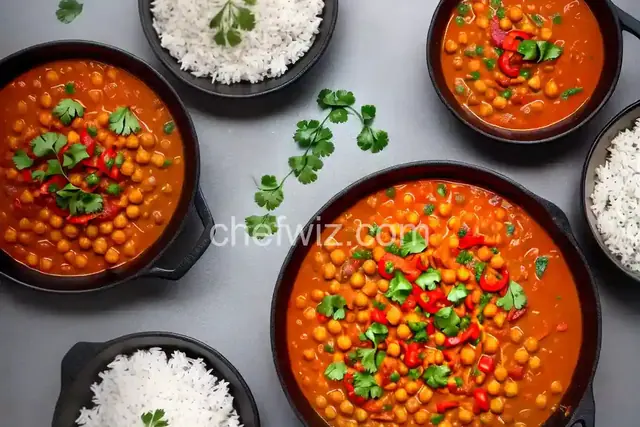 Chickpea Curry with Rice