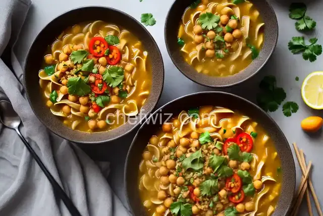 Chickpea Noodle Soup