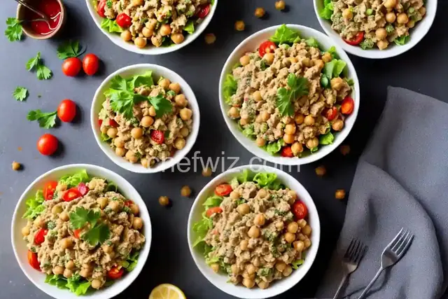 Chickpea Tuna Salad