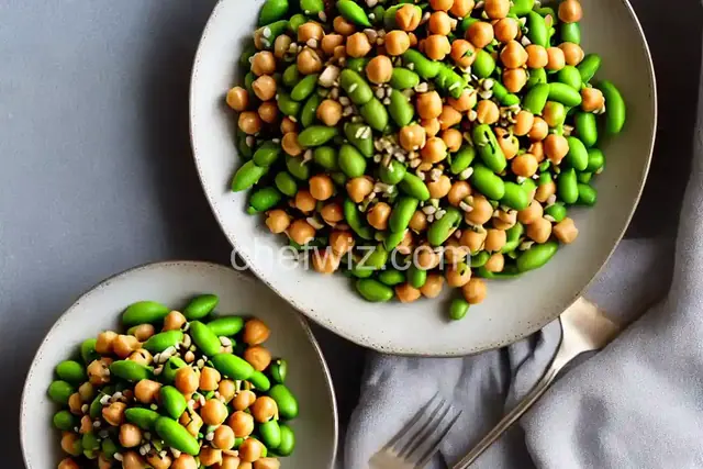 Chickpea and Edamame Salad