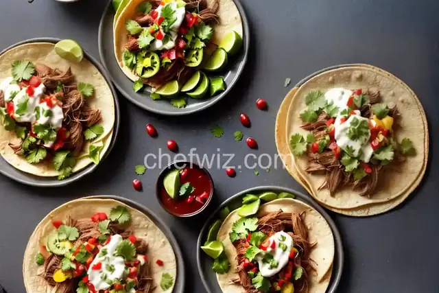Chile-Braised Pork Shoulder Tacos