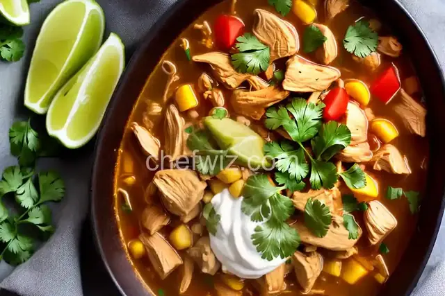 Chile-Chicken Posole