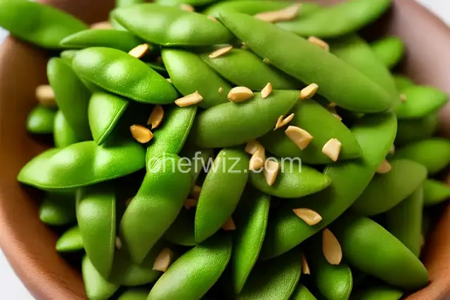 Chile-Garlic Edamame