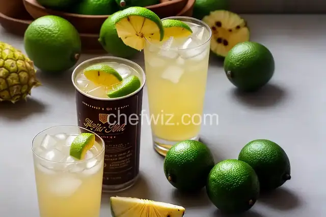 Chile-Lime-Pineapple Soda