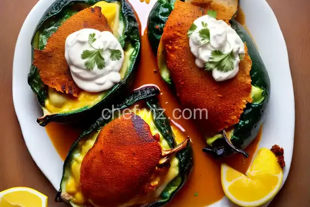 Chile Relleno en Nogada